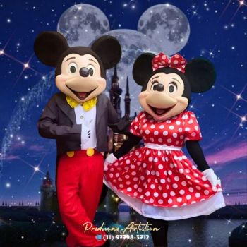Cia de produção artística show cover personagens vivos mickey e minnie. Bebês e Crianças