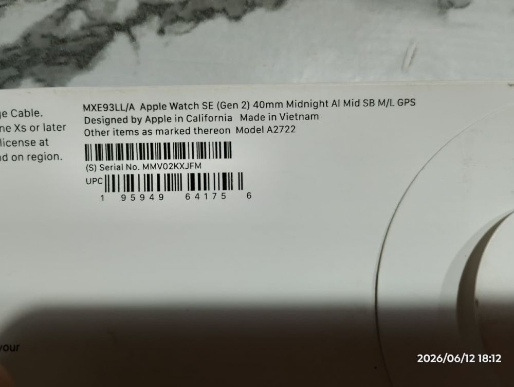Apple watch se (gen 2) 40mm midnight ai mid sb m/l gps Apple watch se (gen 2) 40mm midnight ai mid sb m/l gps