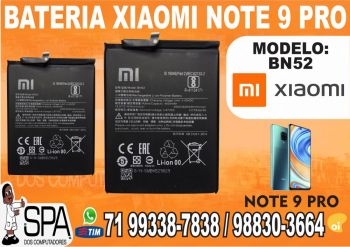 Bateria bn52 para note 9 pro em salvador ba. Eletrônicos e celulares