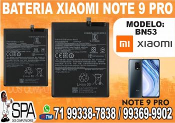 Bateria bn53 para xiaomi note 9 pro em salvador ba. Eletrônicos e celulares