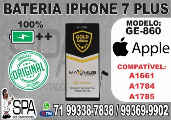 Bateria original apple iphone 7 plus em salvador ba. Eletrônicos e celulares