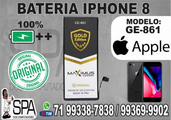 Bateria original apple iphone 8 em salvador ba. Eletrônicos e celulares