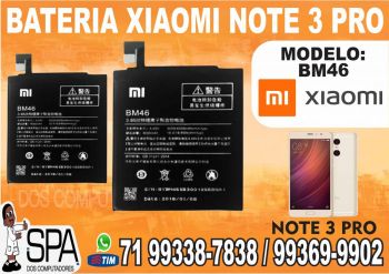 Bateria xiaomi bm46 para redmi note 3 pro em salvador ba. Eletrônicos e celulares
