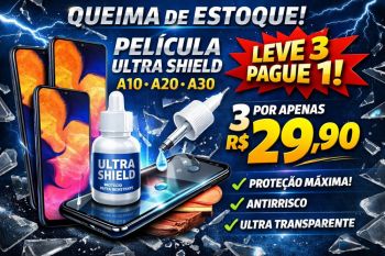 Pelicula para samsung a10, a20, a30 em oferta exclusiva.. Eletrônicos e celulares