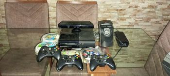 Troco por tv xbox 360 ,com 2 controles ,150 jogos , kinect . Eletrônicos e celulares