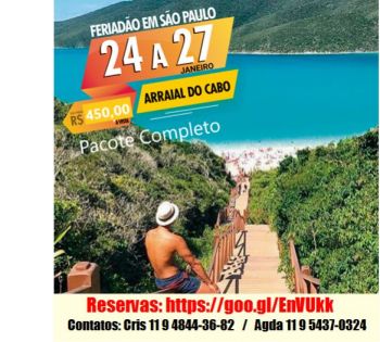  viagem para arraial do cabo neste feriado com a fast trips. Guia de empresas e serviços