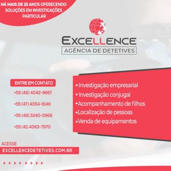 (47)4054-9146 detetive excellence sigilo absoluto em balneário camboriú ⠳ sc. Guia de empresas e serviços