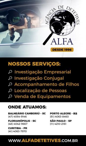 A dvida te incomoda? alfa detetives florianpolis (48) 4042 9667. Guia de empresas e servios