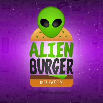 Alien burger delivery. Guia de empresas e serviços