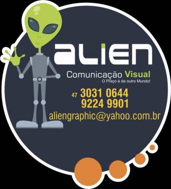 Alien comunicação visual. Guia de empresas e serviços