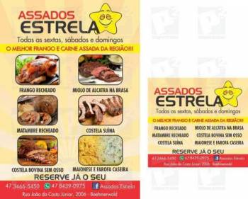 Assados estrela. Guia de empresas e serviços