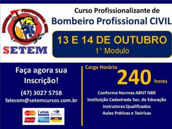 Bombeiro profissional civil. Guia de empresas e serviços