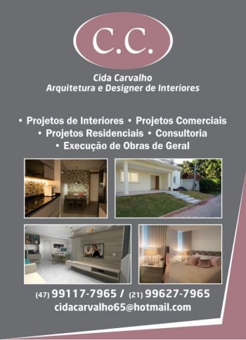 Cida carvalho arquitetura e design interiores. Guia de empresas e serviços