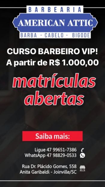 Curso barbeiro profissional. Guia de empresas e serviços