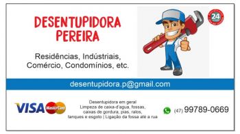 Desentupidora pereira. Guia de empresas e serviços