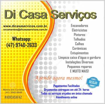 Di casa serviços. Guia de empresas e serviços