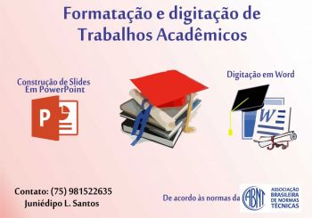 Digitação e formatação de trabalhos acadêmicos. Guia de empresas e serviços