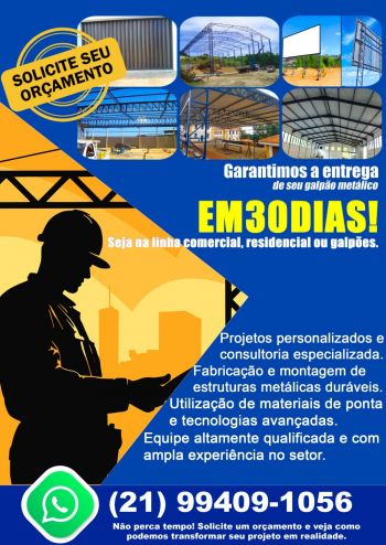 Georje galpões. Guia de empresas e serviços
