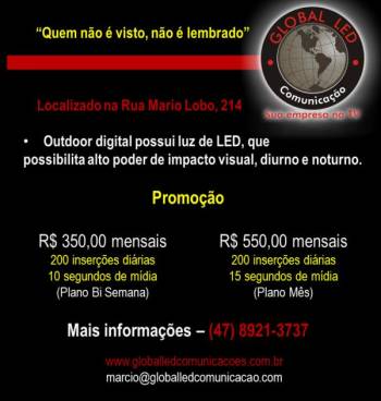 Global led comunicação visual. Guia de empresas e serviços