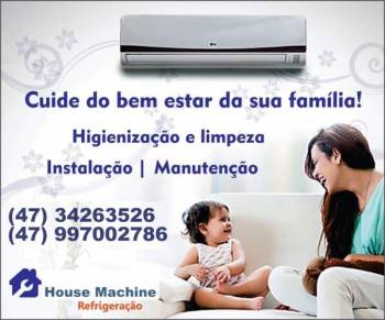House machine refrigeração - instalações e manutenções split. Guia de empresas e serviços