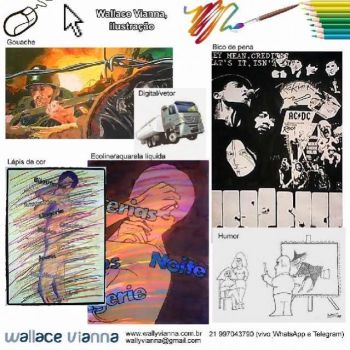 Ilustrador desenhista autônomo freelance rj. Guia de empresas e serviços