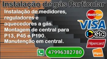 Instalao de gs particular. Guia de empresas e servios