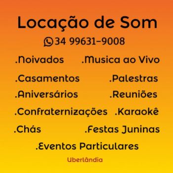 Locação som. Guia de empresas e serviços