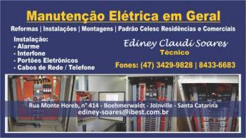 Manutenção elétrica em geral. Guia de empresas e serviços