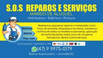 Marido de aluguel faz tudo joinvillle. Guia de empresas e serviços