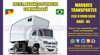 Marques transportes bagé. Guia de empresas e serviços
