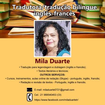 Mila duarte tradutora autônoma rj. Guia de empresas e serviços