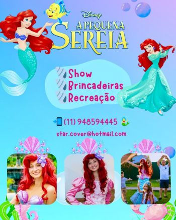 Pequena sereia animação de festas . Guia de empresas e serviços
