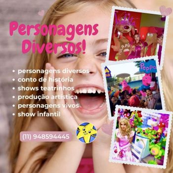 Personagens vivos 11948594445. Guia de empresas e serviços