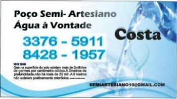 Poço semi artesiano . Guia de empresas e serviços