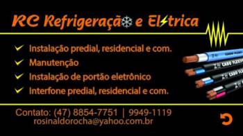 Rc refrigeração e elétrica. Guia de empresas e serviços