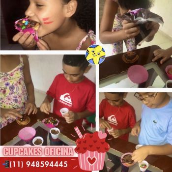 Recreação oficina cupcake animação de festas eventos ações de lojas (11) 948594445. Guia de empresas e serviços