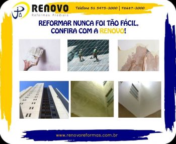 Renovo reformas prediais em condomínios e empresas em belo horioznte. Guia de empresas e serviços