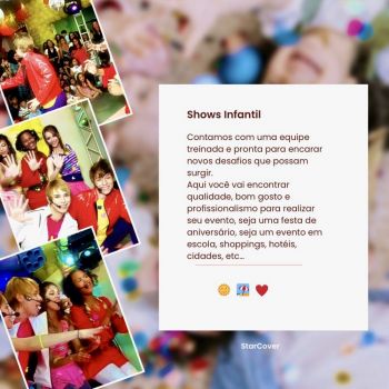 Shows infantil para animação de festas e eventos . Guia de empresas e serviços