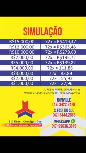 Sul brasil consignados . Guia de empresas e serviços