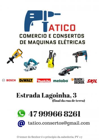 Tatico comércio e consertos de máquinas elétricas. Guia de empresas e serviços