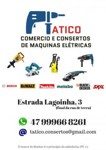 Tatico comrcio e consertos de mquinas eltricas. Guia de empresas e servios