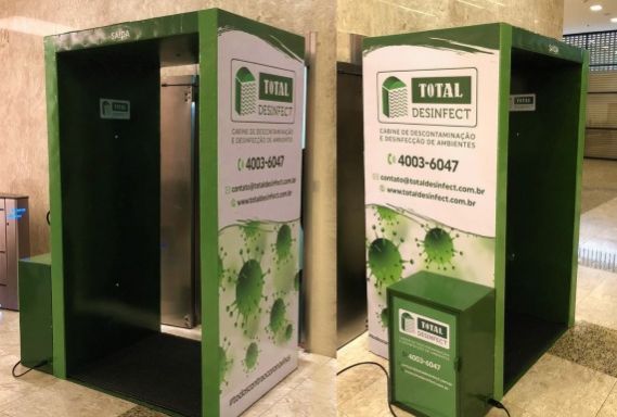Total desinfect | venda e locação de cabine de higienização e serviços de descontaminação