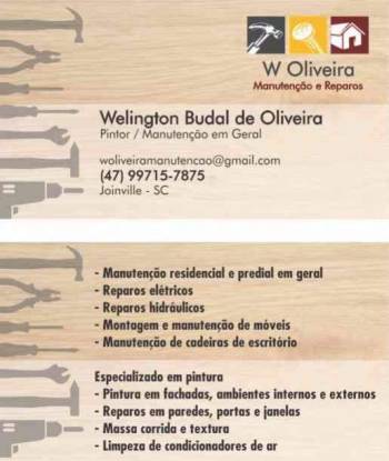 W oliveira manutenção e reparos. Guia de empresas e serviços