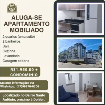 Apartamento para alugar  no Santo Antônio - Joinville, SC. Imóveis