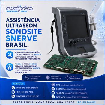 Assistência-técnica-especialisada-ultrassom-sonosite-brasil. Eletrônicos e celulares