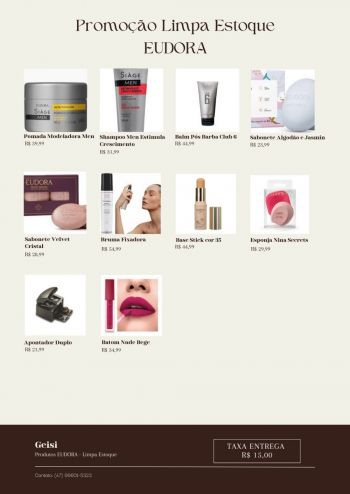 Produtos eudora - liquida estoque. Eletrônicos e celulares