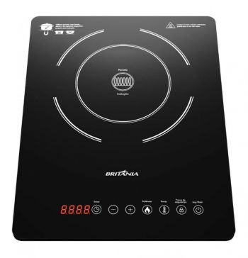 Cooktop de indução britânia portátil 1 queimador . Para sua casa Cooktop de indução britânia portátil 1 queimador . Para sua casa