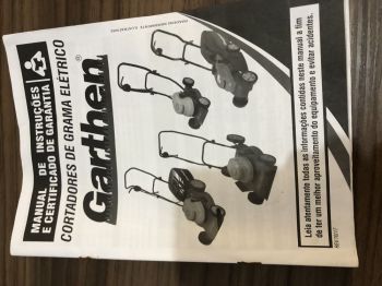 Cortador grama com recolhedor garthen gc-34 1100w 220v. Para sua casa Cortador grama com recolhedor garthen gc-34 1100w 220v. Para sua casa